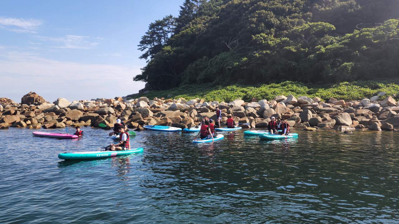 소통참여 > 거제미디어 > 보도자료 > 거제시, 학교 밖 청소년 수상 레저 체험 | 거제시청