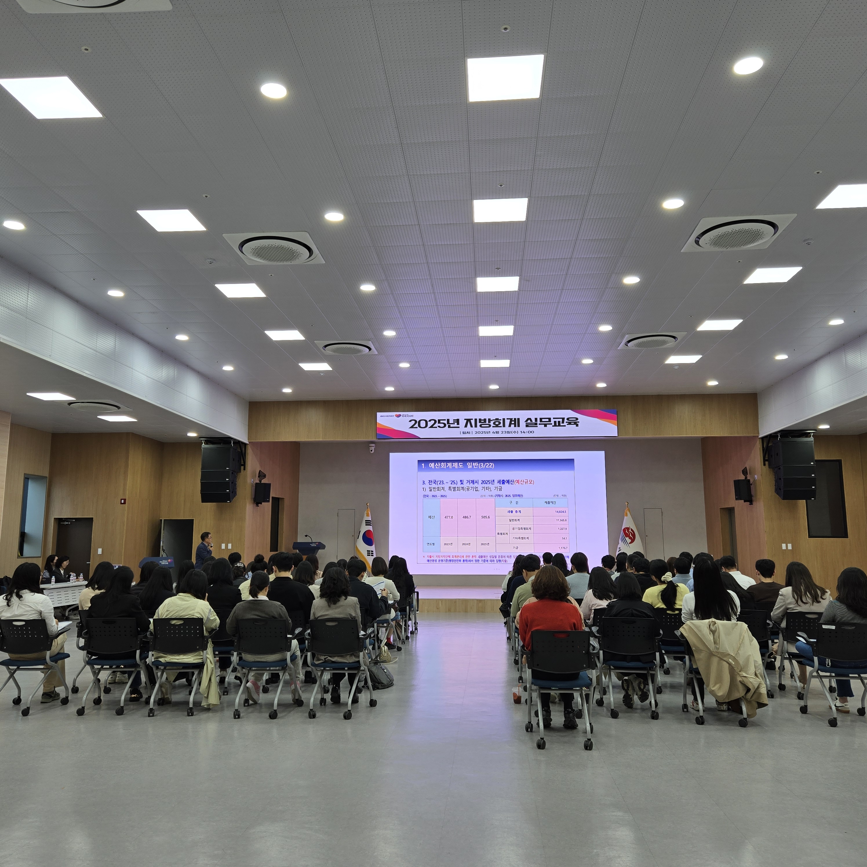 거제시, 2025년 지방회계 실무교육 실시 현장
