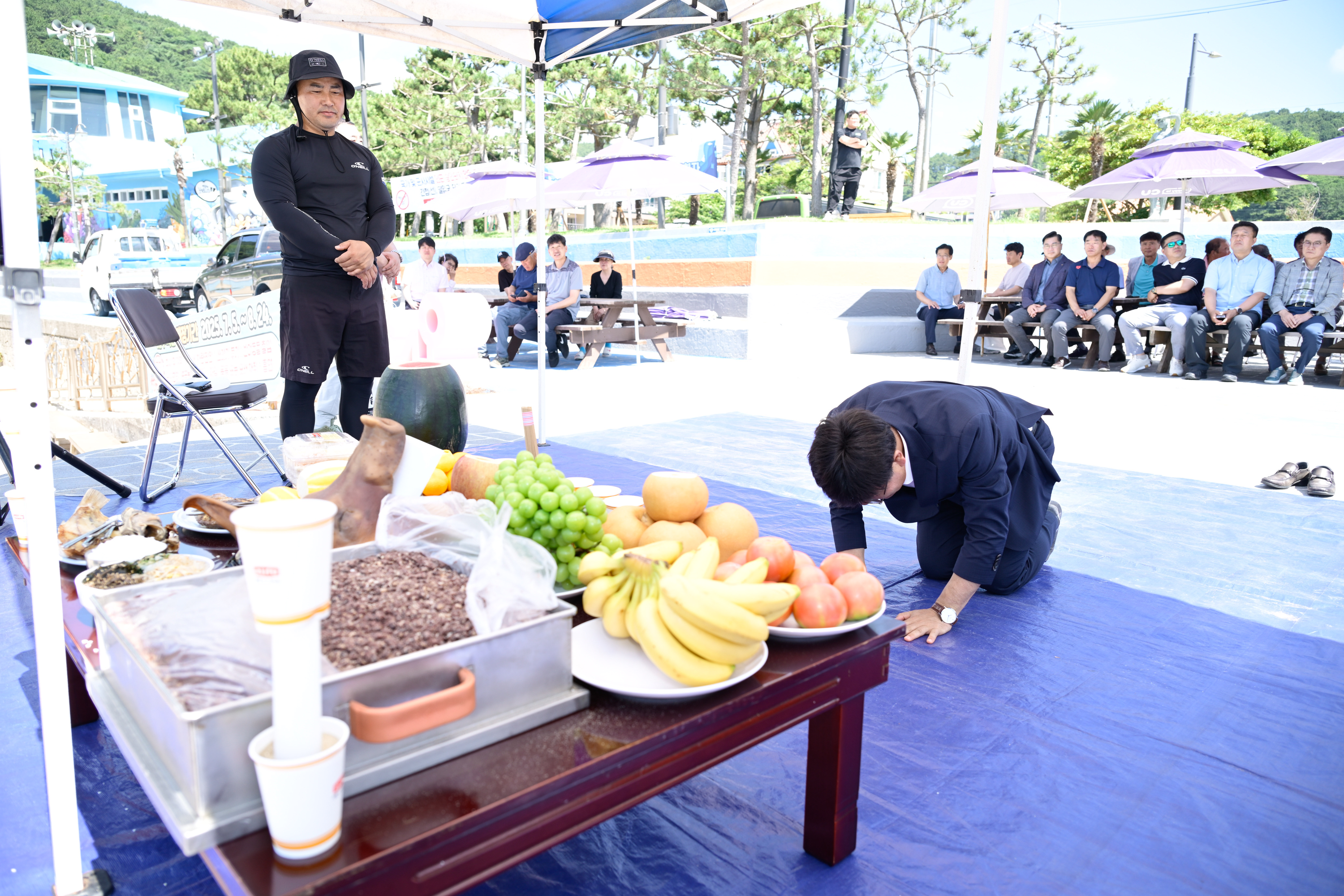 와현․구조라해수욕장 개장식 개최 현장