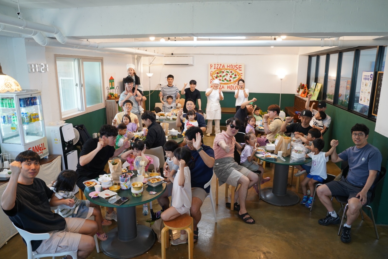 거제 30인의 아빠단, 쿠킹클래스 진행 현장
